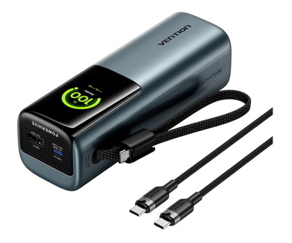 Powerbank Vention Powerbank Powerhive Series 27000mAh 200W + kabel USB-C 240W